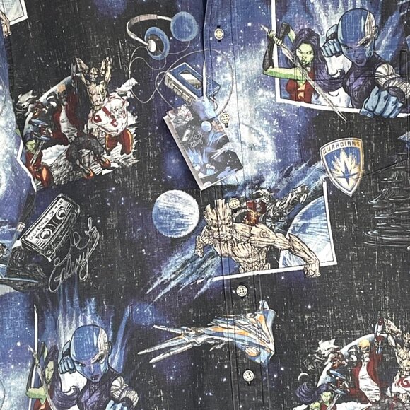 Reyn Spooner Guardians of the Galaxy Shirt Men’s XL Short Sleeve Classic Fit - Picture 7 of 10